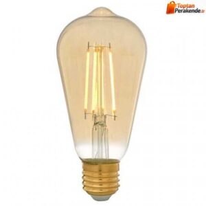 Panasonic 7W Led Filaman GOLD Ampul (Rustik Lamba) (2000K)
